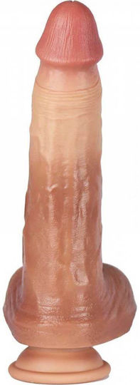 Hidden Desire Realistic Dildo with Scrotum and Suction Cup Flesh 23cm