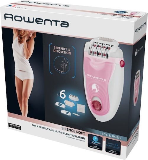 Rowenta Silence Soft Epilator Machine Epilator for Body & Bikini EP5640D1