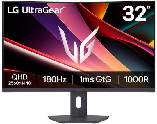 LG 32G600A-B VA HDR Curved Gaming Monitor 31.5" QHD 2560x1440 180Hz with Response Time 1ms GTG