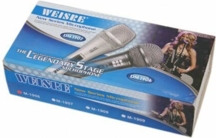 Wired Karaoke Microphone DM-1907 Silver