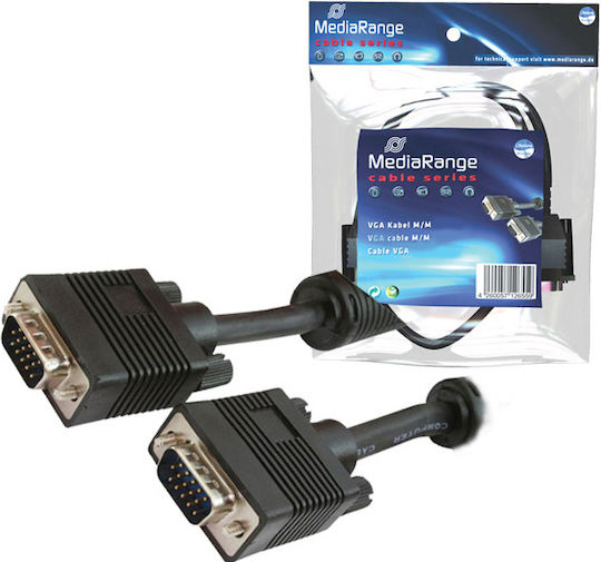 MediaRange Cablu VGA - VGA Negru 10m (MRCS115)