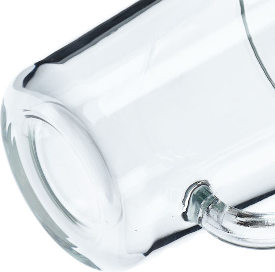 Kadax Κούπα Γυάλινη Διάφανη 410ml 6τμχ