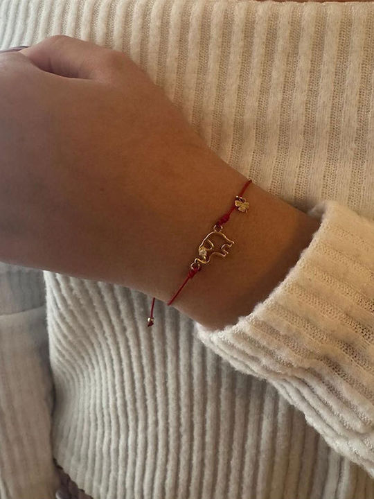Elephant Baby Bracelet made of Gilded Silver