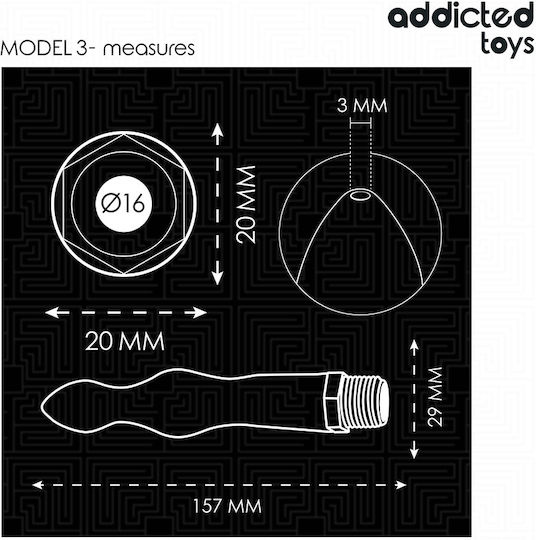 Addicted Toys Cleaner Πρωκτικό Ντους Μαύρο