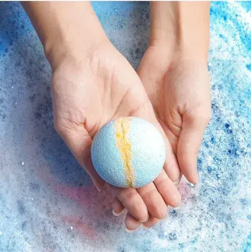 Bath Fussy Ball Creation Set Laboratory made of Wood