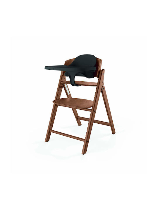Cybex Click & Fold Foldable Baby Highchair 4 in 1 with Adjustable Height All Natural Dark