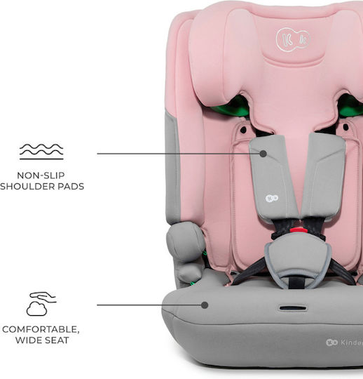 Kinderkraft I-comfy Детско Столче за Кола High-back Booster i-Размер Розов