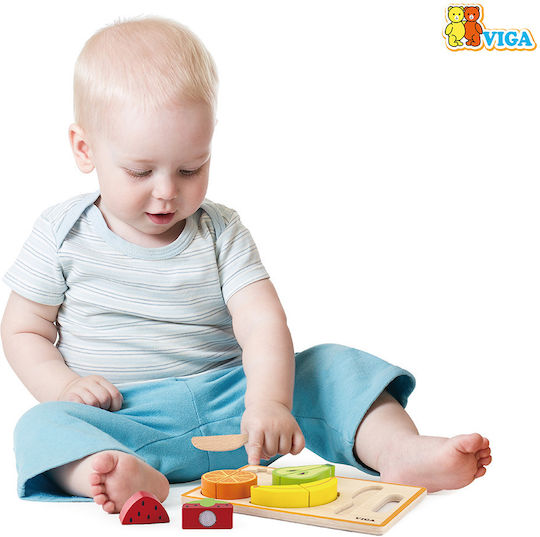 Ξύλινο Παιδικό Puzzle Σφηνώματα Viga Toys