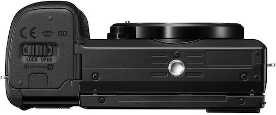 Sony A6100A Mirrorless Cameră Kit (E PZ 16-50mm F3.5-5.6 OSS + E 55-210mm F4.5-6.3 OSS) Neagră
