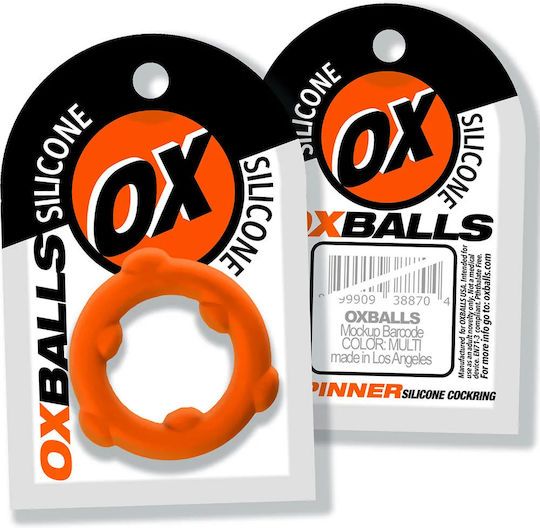Oxballs Spinner Cockring Orange