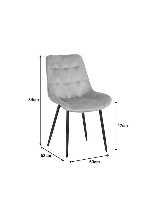 Berne Stühle Speisesaal Grey 4Stück 53x62x84cm