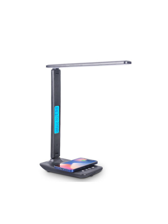 LED Schreibtischlampe mit flexiblem Arm in Schwarz Farbe