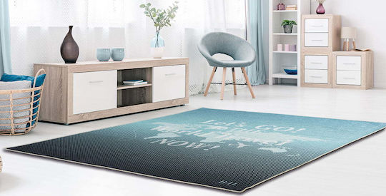 Beauty Home Cool Art 9530 Παιδικό Χαλί Βαμβακερό Τιρκουάζ 120x180cm