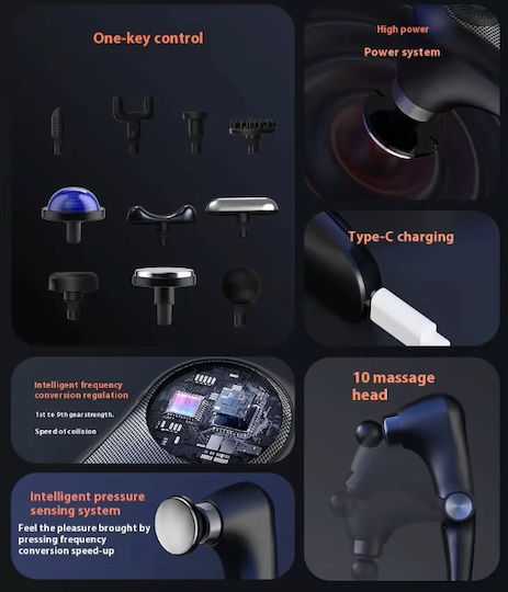 Fascial Gun Massage for the Body with Vibration