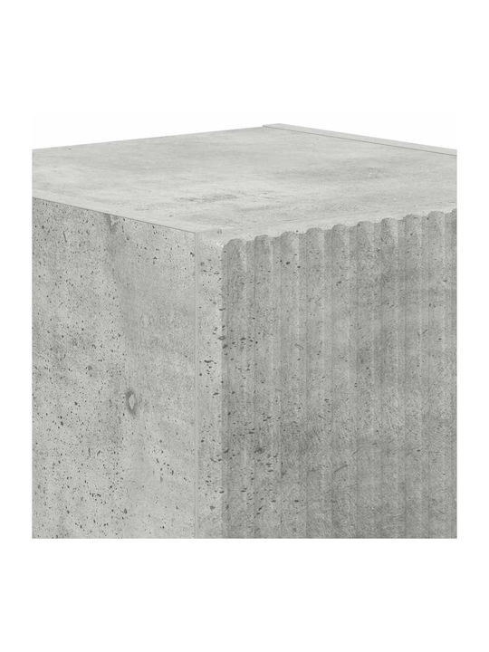 Wand Wohnzimmer Schrank aus Spanplatte Beton 30x31x40cm