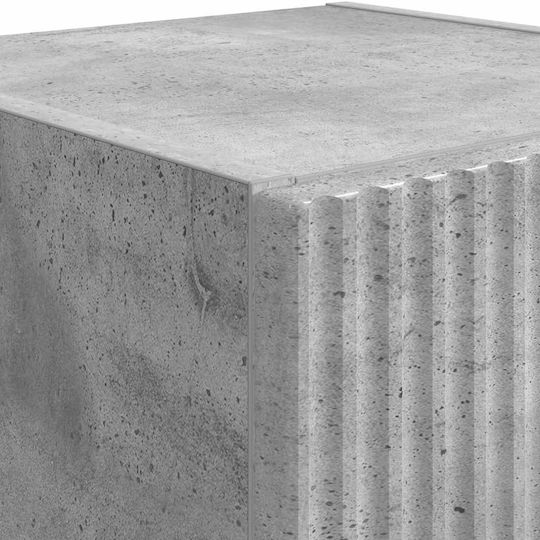 Wall Living Room Cabinet Made of Particle Board Concrete 30x31x60cm