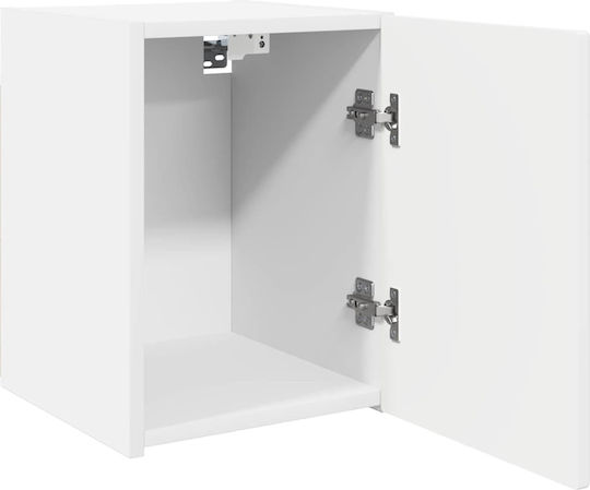 Hängeschrank fürs Wohnzimmer aus Spanplatte Weiß 30x31x40 cm