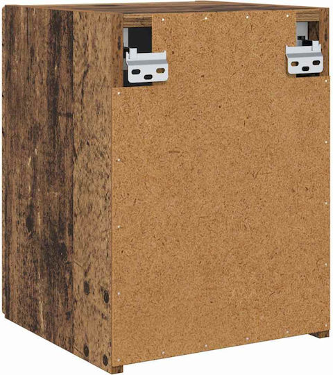 Hängeschrank fürs Wohnzimmer aus Spanplatte Altholz 30x31x40 cm