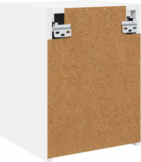 Hängeschrank fürs Wohnzimmer aus Spanplatte Weiß 30x31x40 cm
