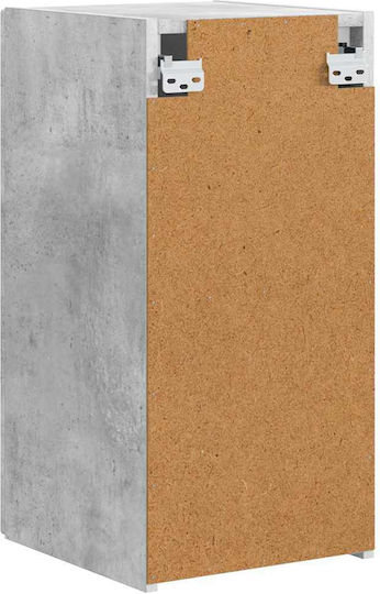 Wall Living Room Cabinet Made of Particle Board Concrete 30x31x60cm