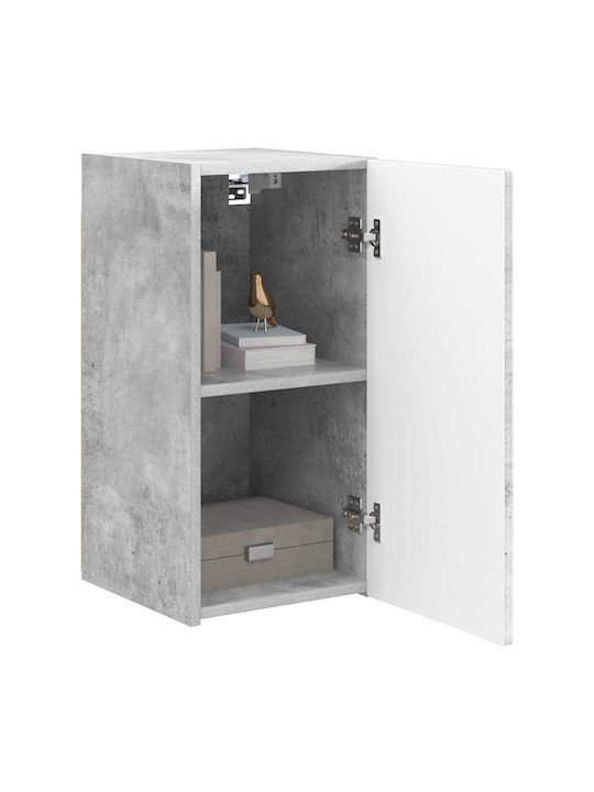 Wand Wohnzimmer Schrank aus Spanplatte Beton 30x31x60cm