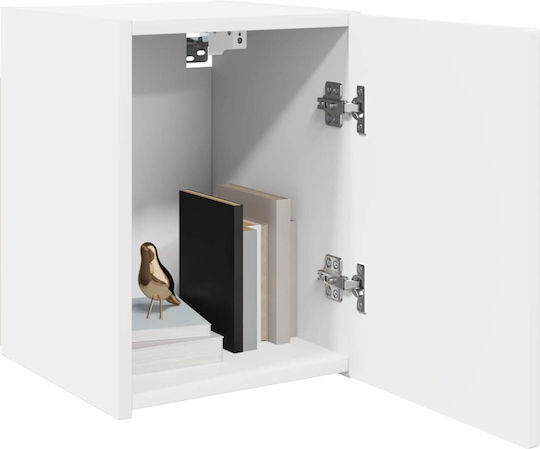 Hängeschrank fürs Wohnzimmer aus Spanplatte Weiß 30x31x40 cm