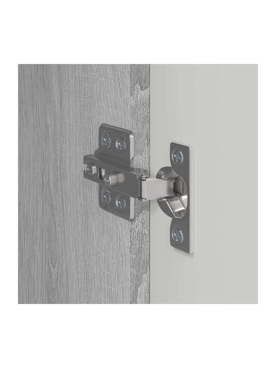 Wand Kremasto Noutlapi Salonio Apo Moiresanida Gray Somoma 30x31x80cm