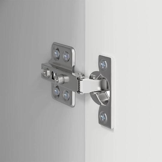 Hängeschrank fürs Wohnzimmer aus Spanplatte Weiß 30x31x100 cm