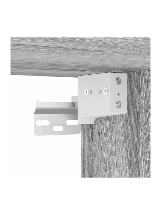 Wand Kremasto Noutlapi Salonio Apo Moiresanida Gray Somoma 30x31x80cm