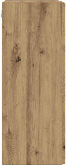 Dulap Suspendat pentru Sufragerie din Placă Aglomerată, Culoare Nuc, 30x31x80 cm