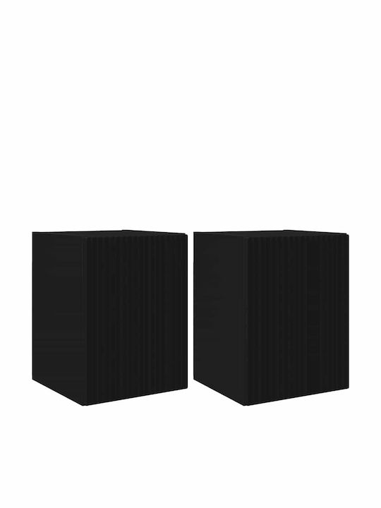 Living Room TV Unit Black L30xW31xH40cm
