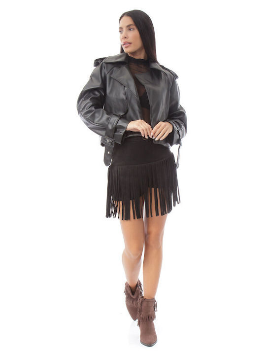 Jachetă de femei Biker Jacket Black