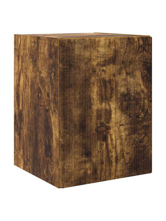 Living Room TV Unit Smoked Oak L30xW31xH40cm