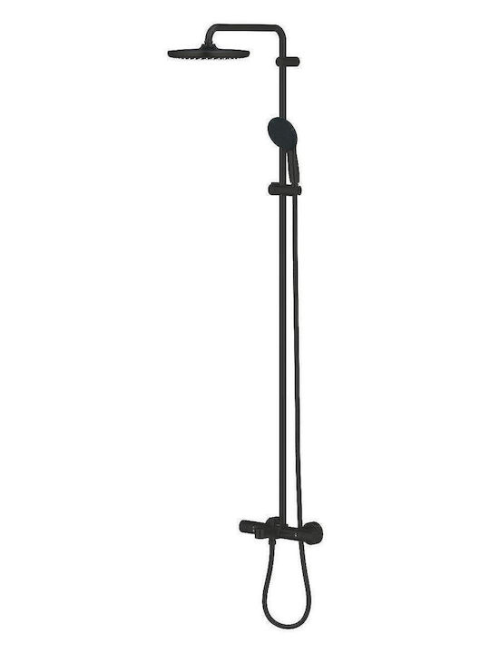 Grohe Стълб за душ с Батерия Черен
