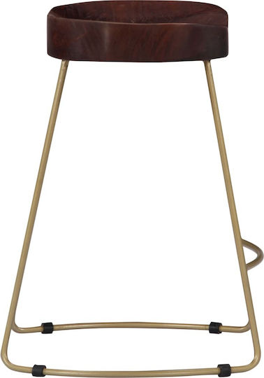 Stool Bar Wooden Gavin Brown 2pcs 46x38x52cm