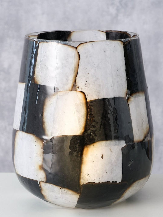 MSA Kerzenhalter Glas 13x13x14.5cm 1Stück