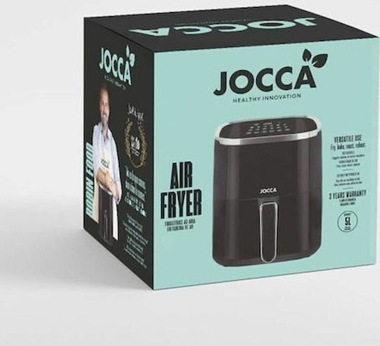 Q-max Single Hot Air Fryer 5lt Μαύρο