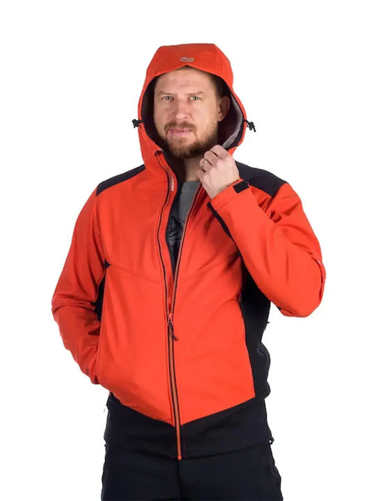 Hybrid Jacket Red, Black