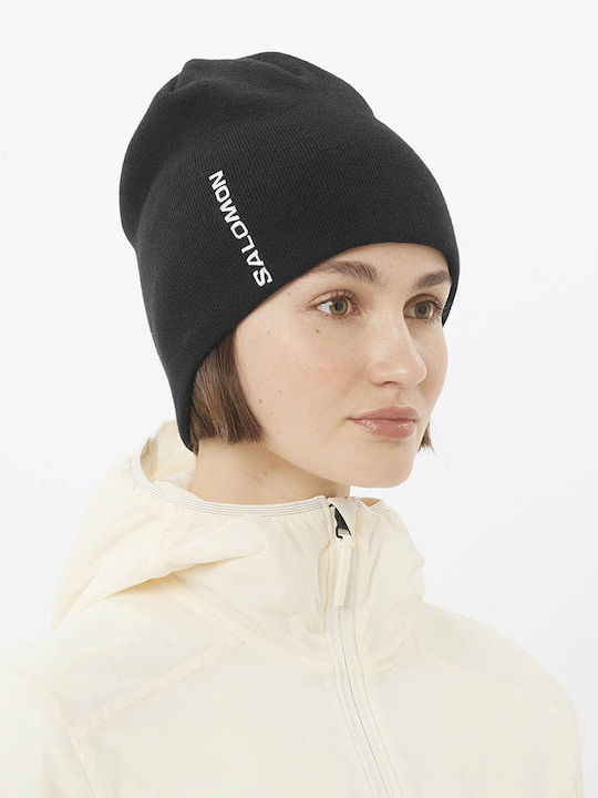 Beanie Ανδρικός Σκούφος Πλεκτός σε Μαύρο χρώμα