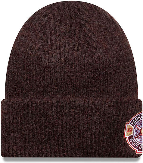 New York Yankees Beanie Beanie Knitted in Burgundy color