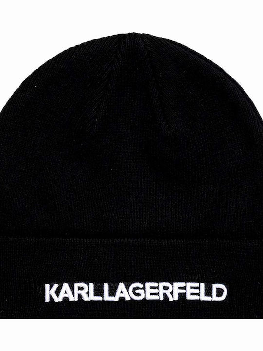 Beanie Ανδρικός Σκούφος Πλεκτός σε Μαύρο χρώμα