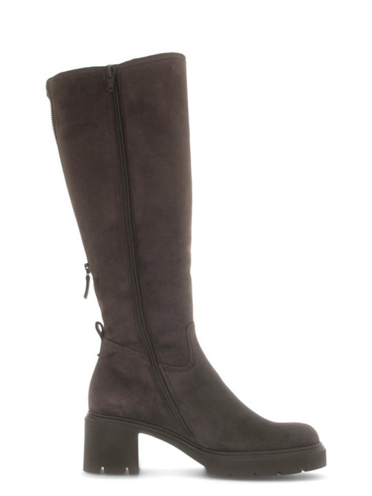 Anatomic Leather Women's Boots with Zipper Brown
