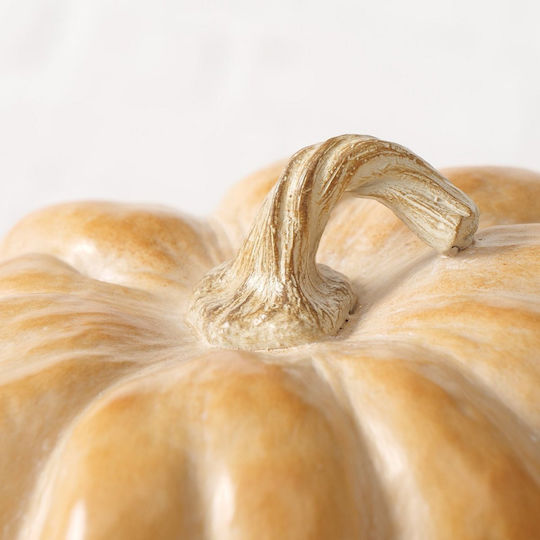 MSA Pumpkin Orange Merano H12cm D18cm Polyresin