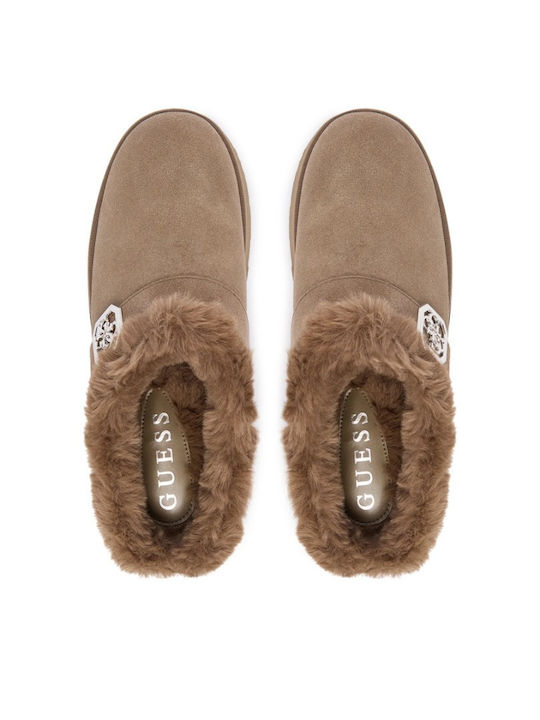 Winter Women's Slippers Brown