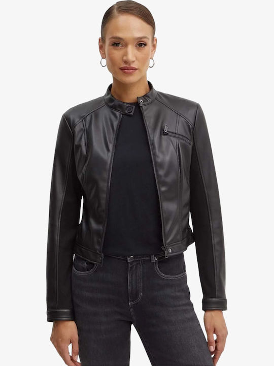 Γυναικείο Biker Jacket Μαύρο
