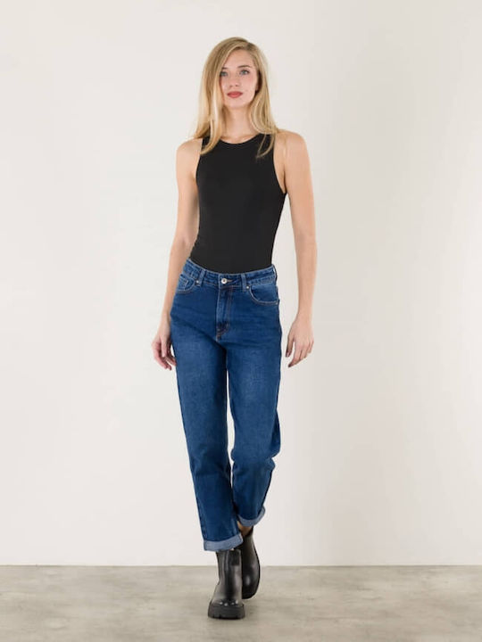 Damen-Bodysuit Ärmellos Schwarz 16444