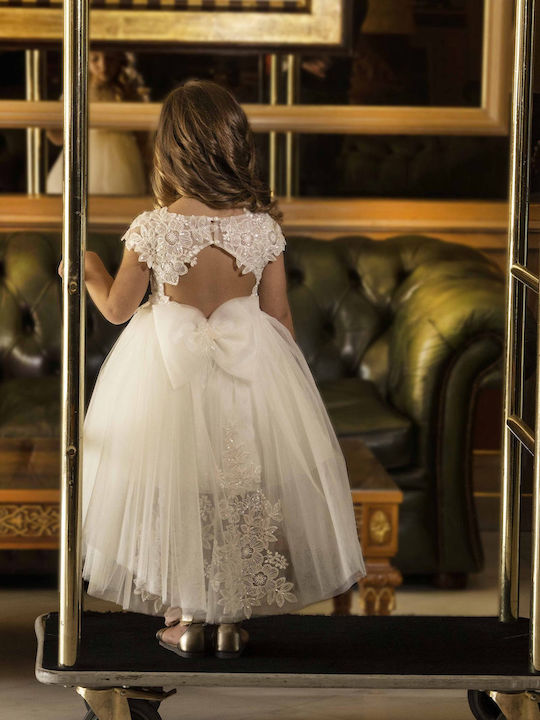 Dolce Bambini Weiß Taufkleid