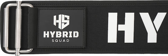 Hybrid Squad Ζωνη Αρσης Βαρων Crossfit Weightlifting Belt Black
