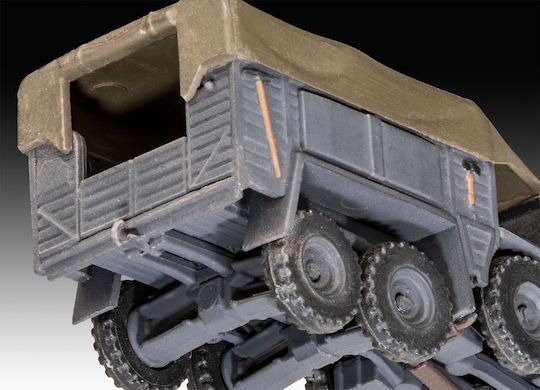 Assembly Model Revell Starter Kit Truck Krupp Protze Kfz 69 3.7cm 61 Pieces