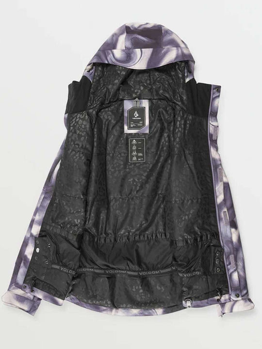 Volcom Bolt Insulated H0452511-NRV Γυναικείο Μπουφάν για Σκι & Snowboard Ροζ